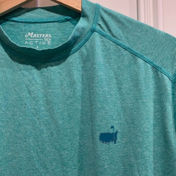 Masters Long Sleeve Tech Active Green Shirt S - Picture 2 of 4